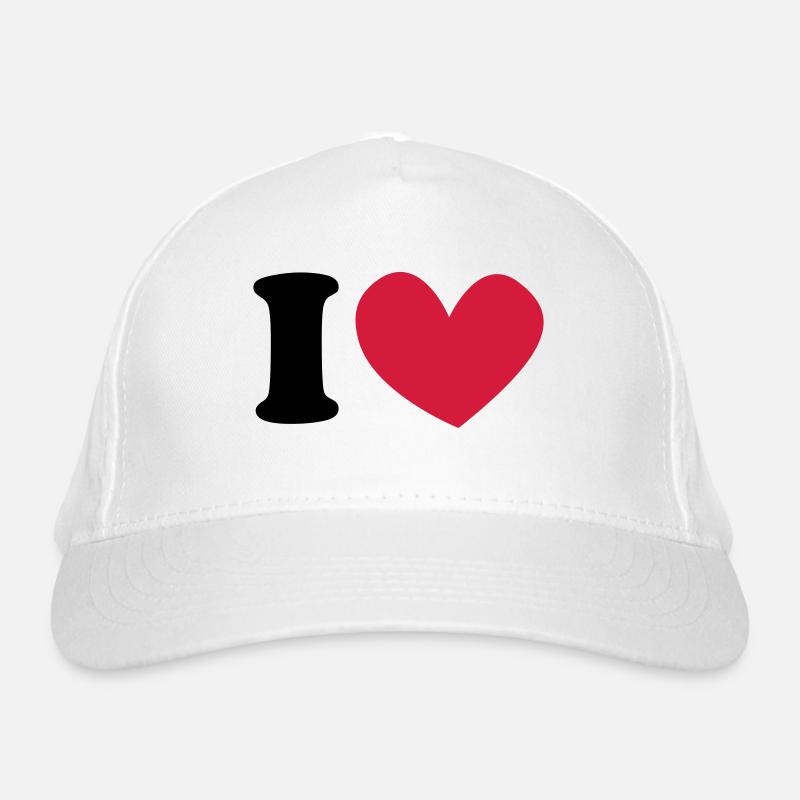 liebe Bio-Baseballkappe