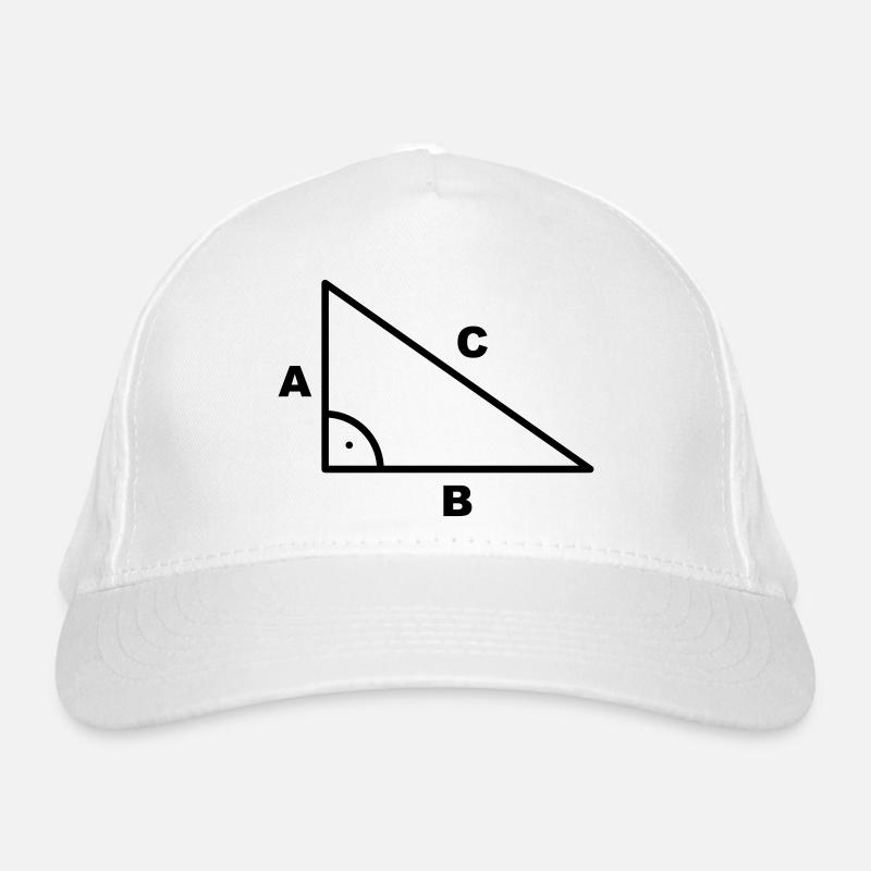 Symbole - triangle - Math à angle droit Casquette classique bio