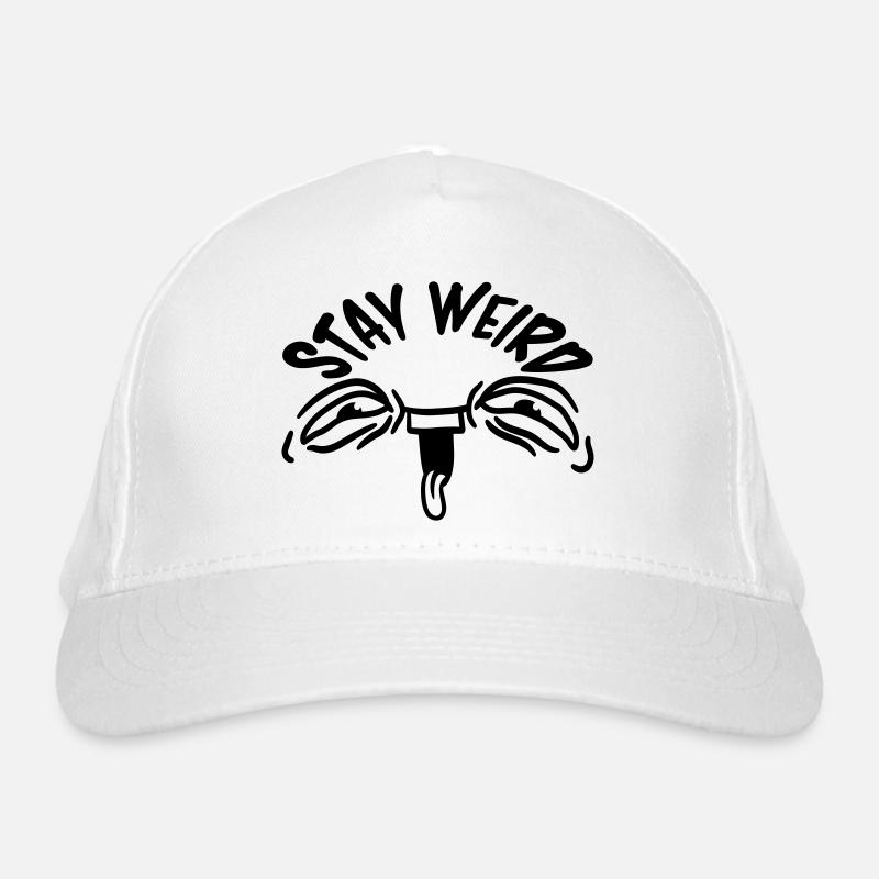 Visage Stay Weird Casquette classique bio