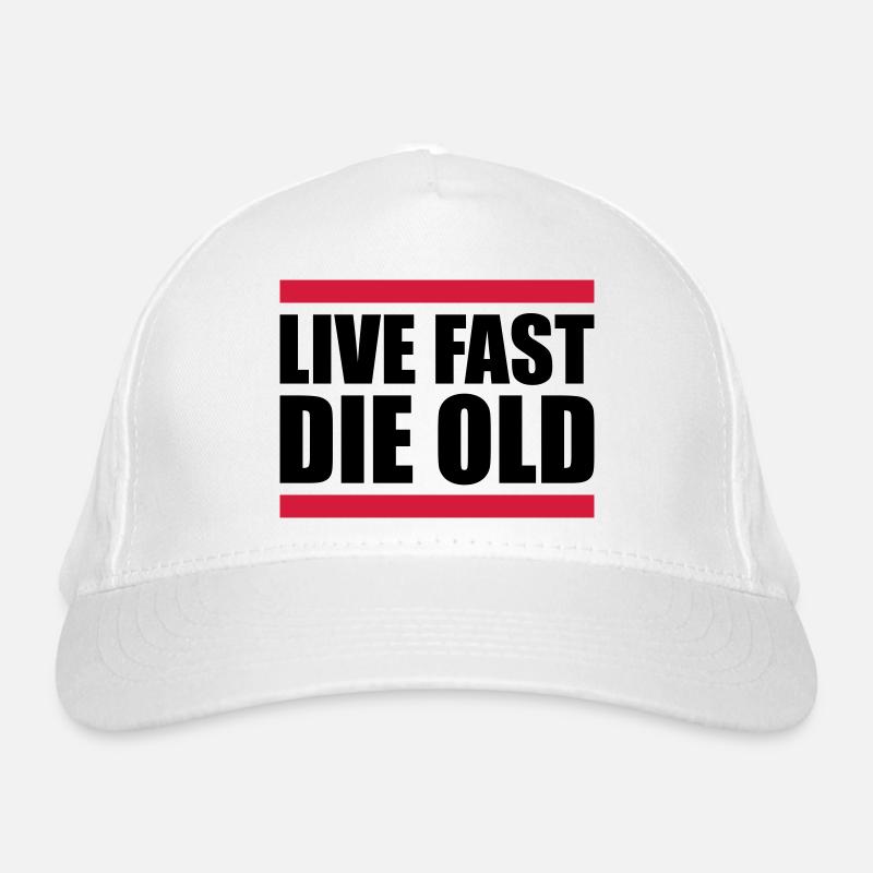 Live Fast Die Bio-Baseballkappe