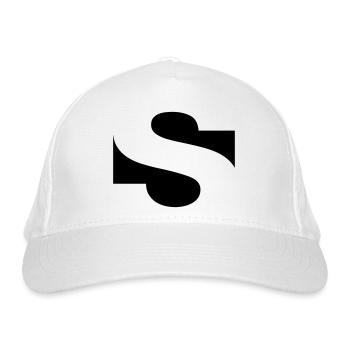 negative s - Bio-Baseballkappe - Weiß - Vorne