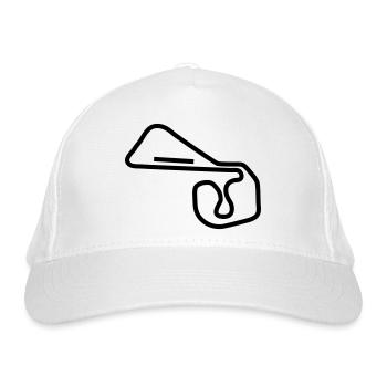 Schaltkreis Deutschland_c1 - Bio-Baseballkappe - Weiß - Vorne