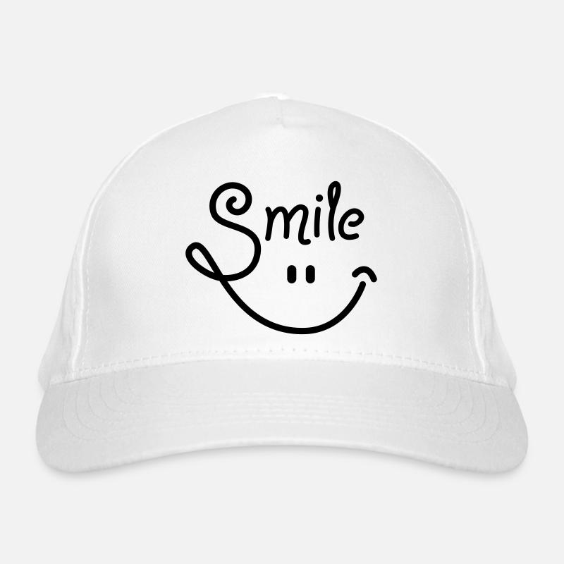 smile - smiley - smiling - laughing - laughing Organic Baseball Cap