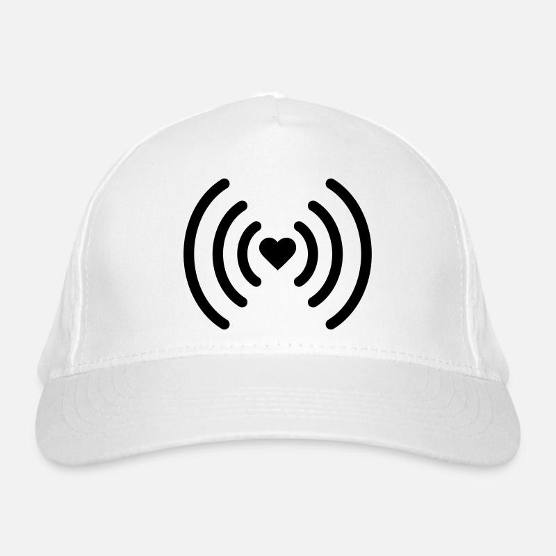Herz Bio-Baseballkappe