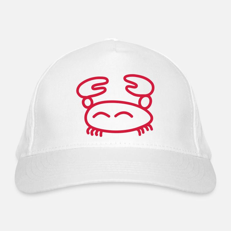 happy crab Organic Baseball Cap
