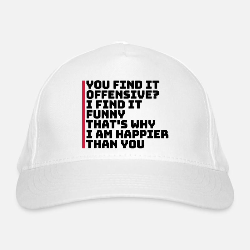 Vous trouvez cela offensant Casquette classique bio