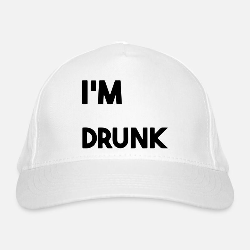 Je suis ivre. Casquette classique bio