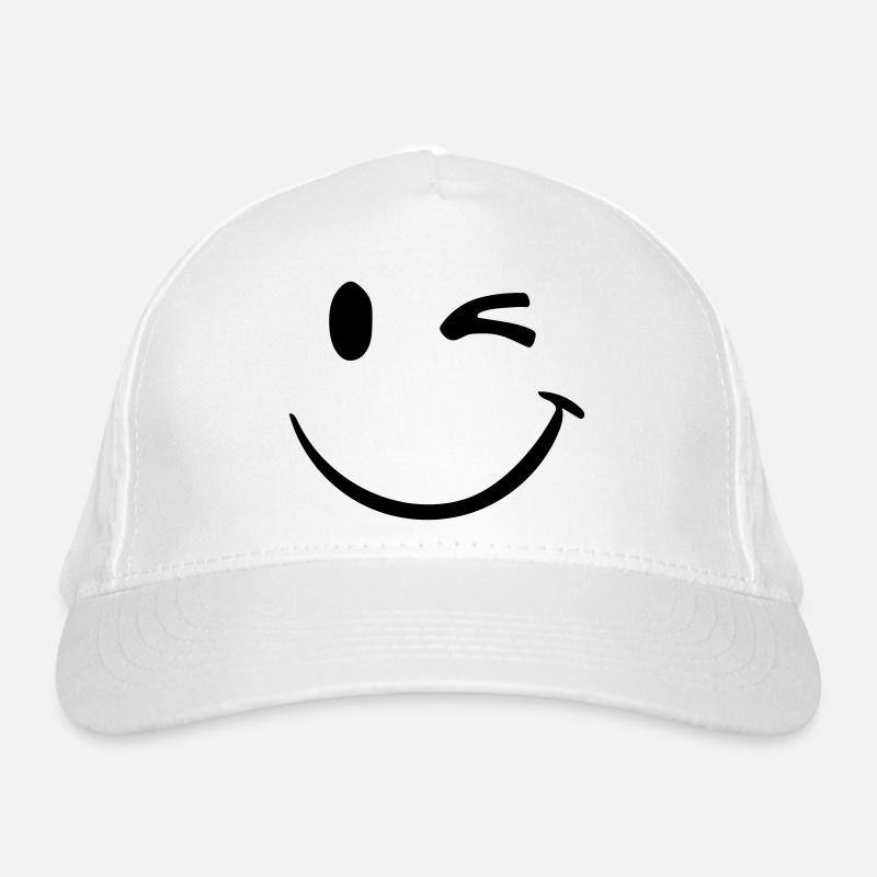 lächeln Bio-Baseballkappe