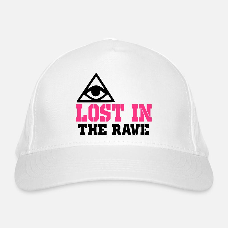lost in the rave Organic Baseball Cap