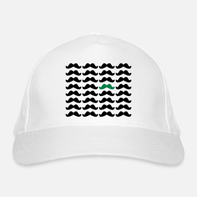 Mustache Moustache "Be Different" 2c Casquette classique bio