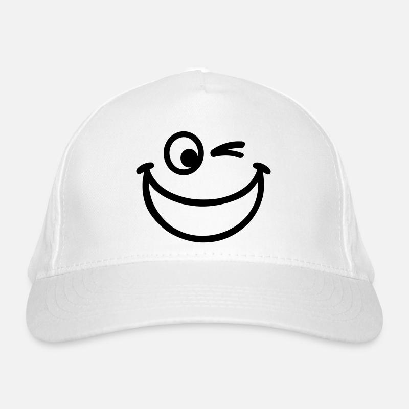 Smiley Casquette classique bio