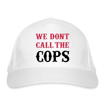 cops - Bio-Baseballkappe - Weiß - Vorne