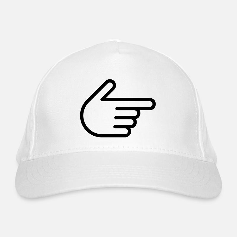Thumbs up, index finger Organic Baseball Cap