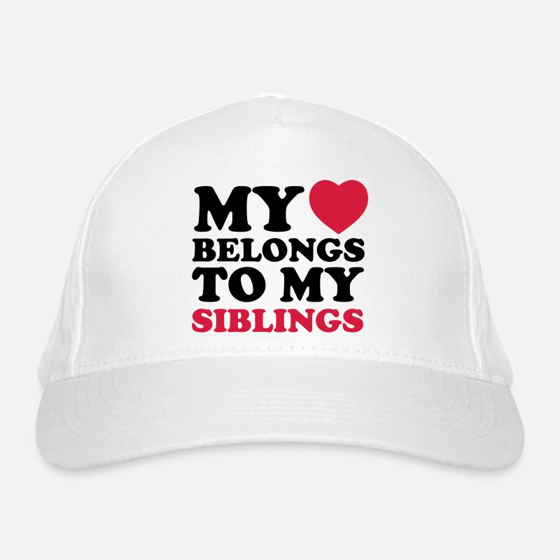 MHBTM siblings - Casquette classique bio - blanc