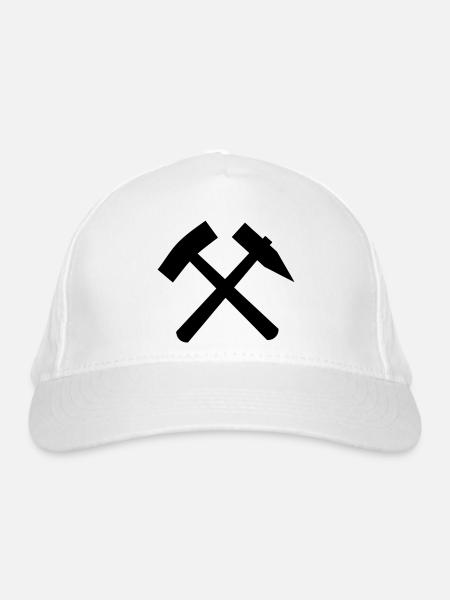 schlaegeleisen - Bio-Baseballkappe - Weiß