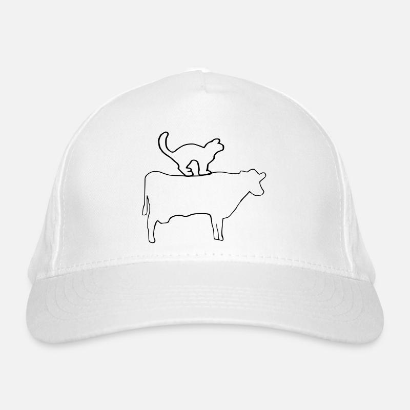 Chat vache Casquette classique bio