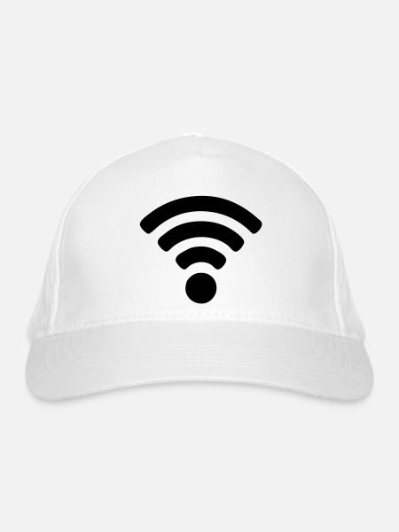Wi-fi - Organic Baseball Cap - white - Front