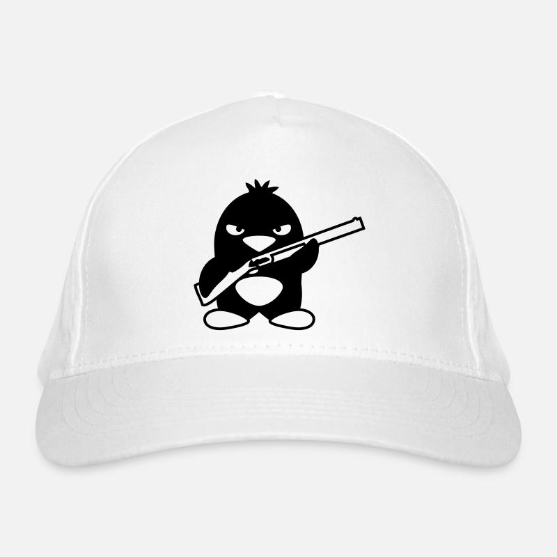 Shotgun Penguin Organic Baseball Cap