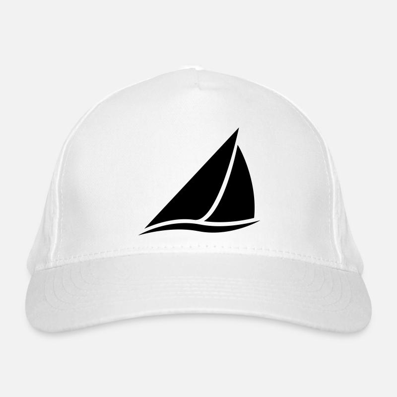 Logo de voilier pour marins, marins et capitaines Casquette classique bio