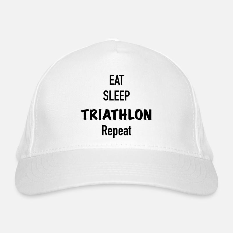 Manger dormir Triathlon Répéter Casquette classique bio