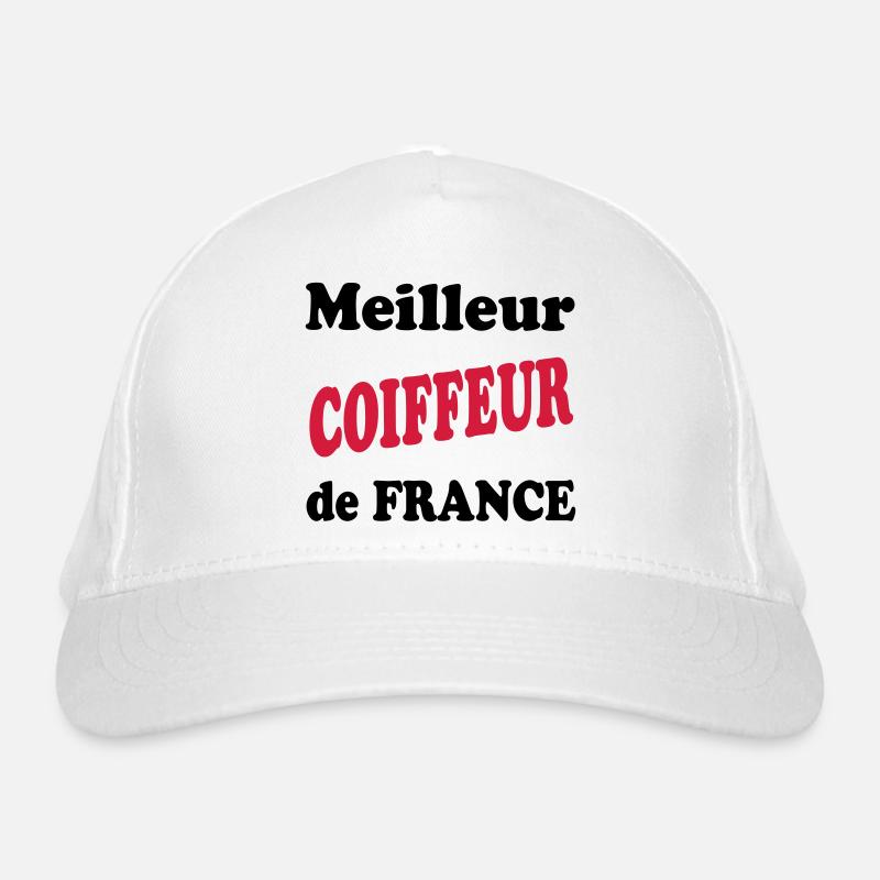 Bester Friseur in Frankreich Bio-Baseballkappe