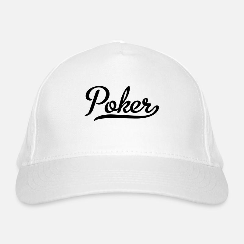 poker Casquette classique bio