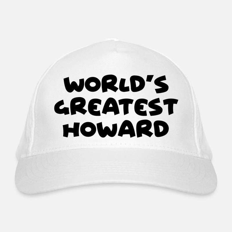 worlds greatest howard name Organic Baseball Cap