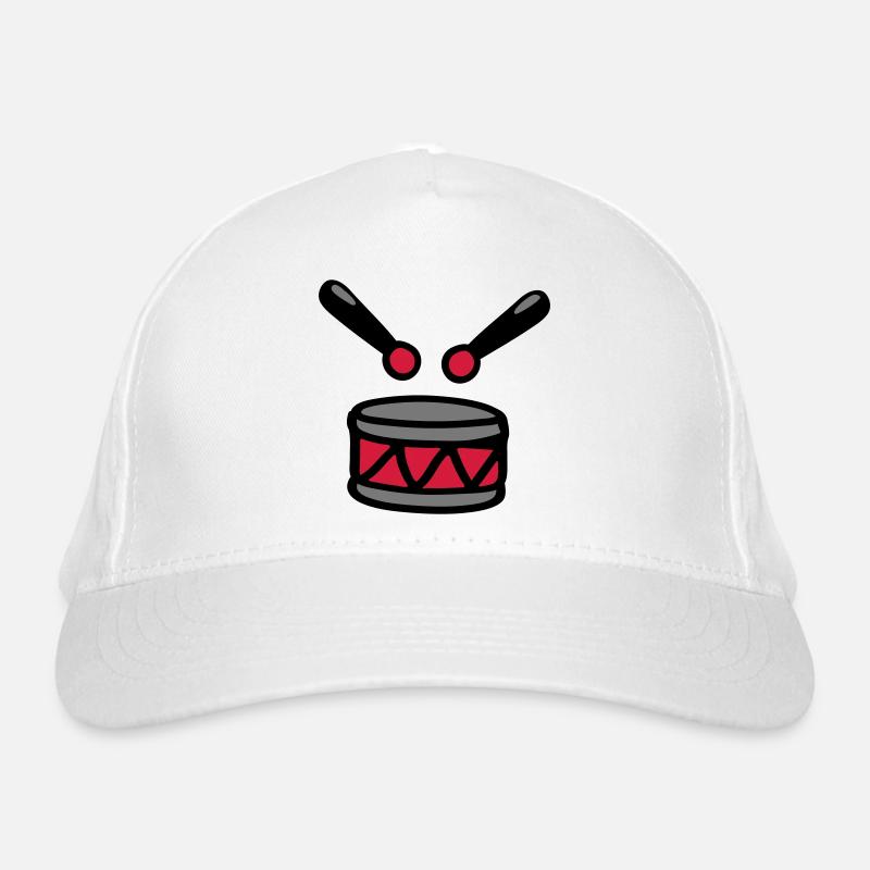 Trommel 3 Bio-Baseballkappe