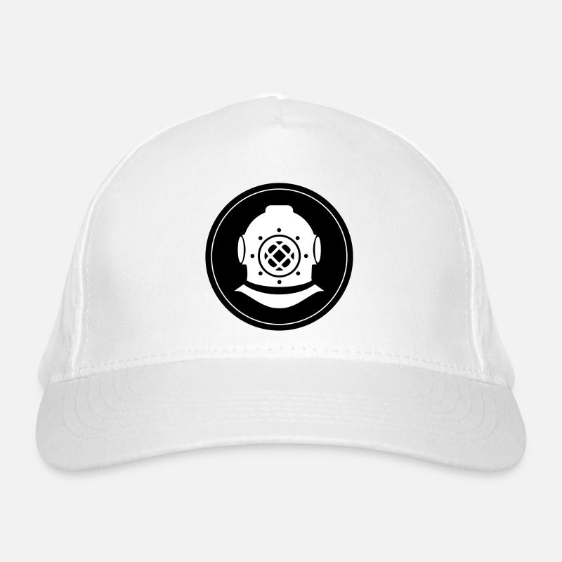 Apnea Diving Circle Organic Baseball Cap