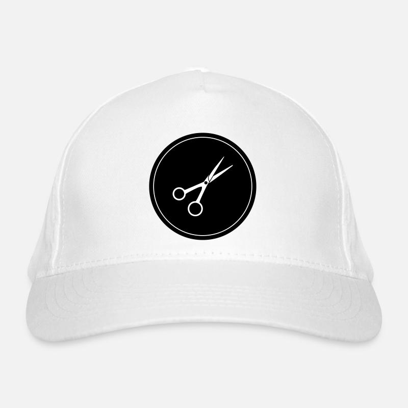 Cercle de barbier aux ciseaux Casquette classique bio