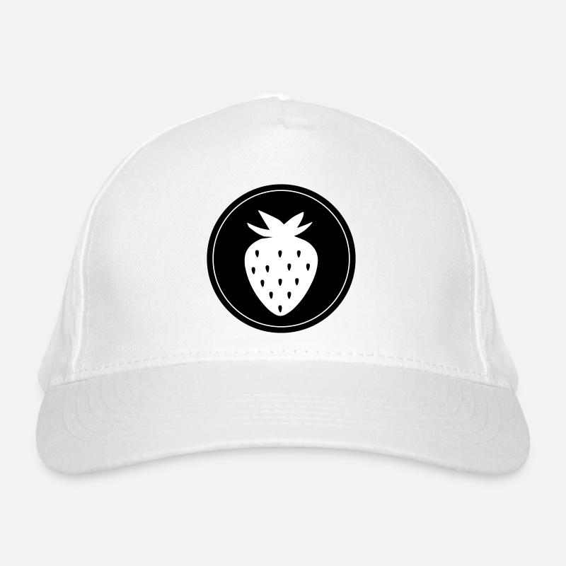 Frucht Erdbeere Bio-Baseballkappe