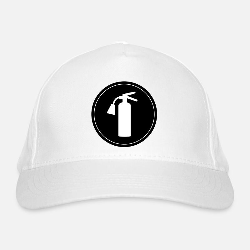 Fire extinguisher icon Organic Baseball Cap