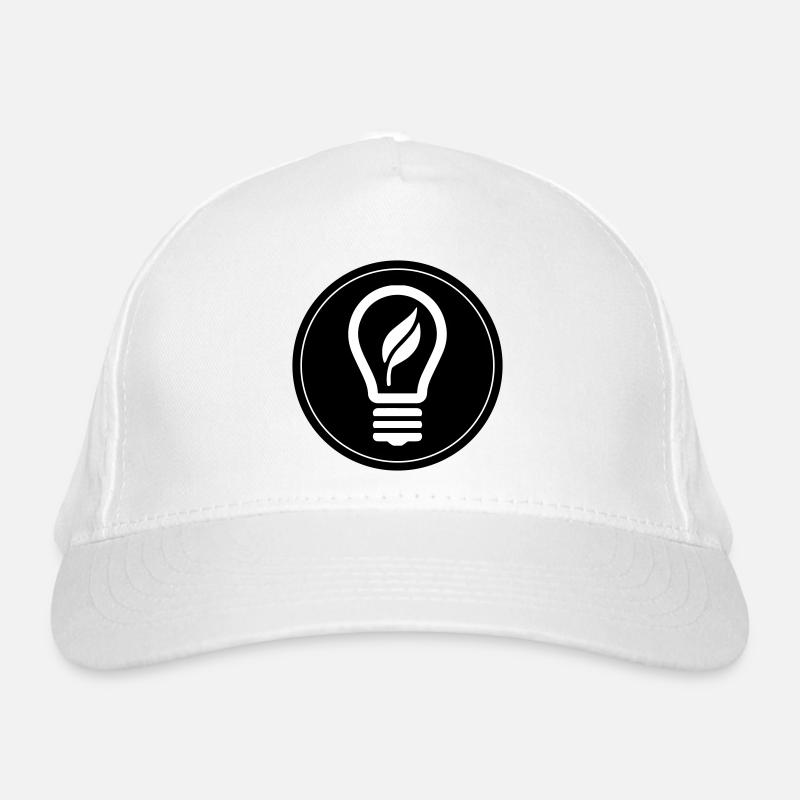 Light bulb icon Organic Baseball Cap