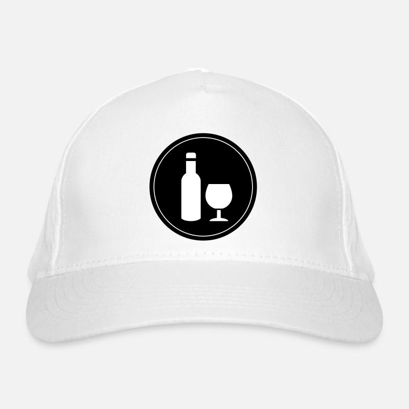 Wein Rotwein Bio-Baseballkappe