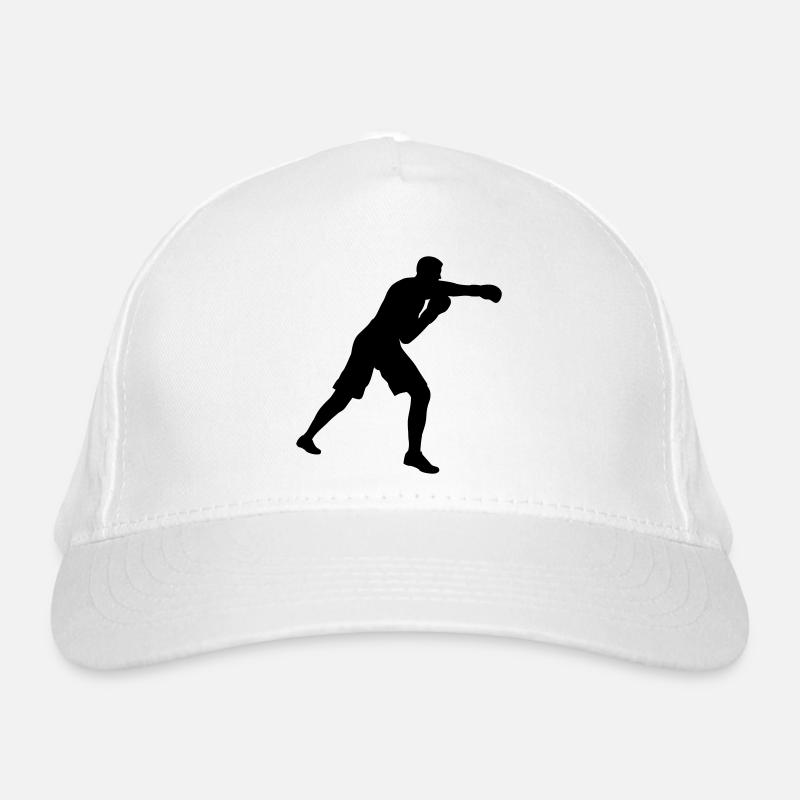Boxeur boxeur sur le ring de boxe Casquette classique bio