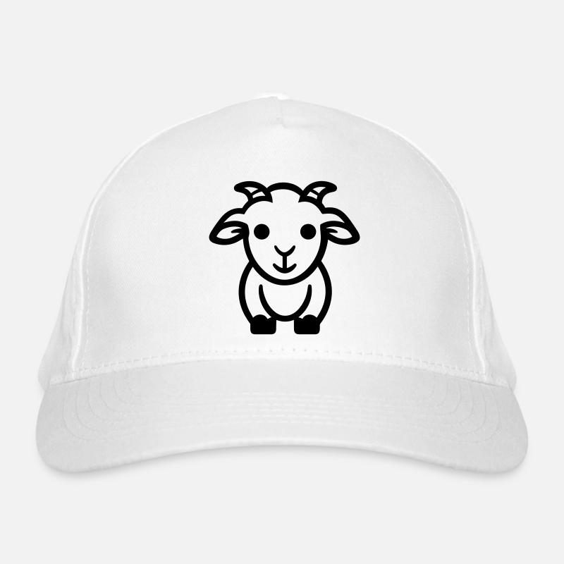 Ziegenbock Bio-Baseballkappe