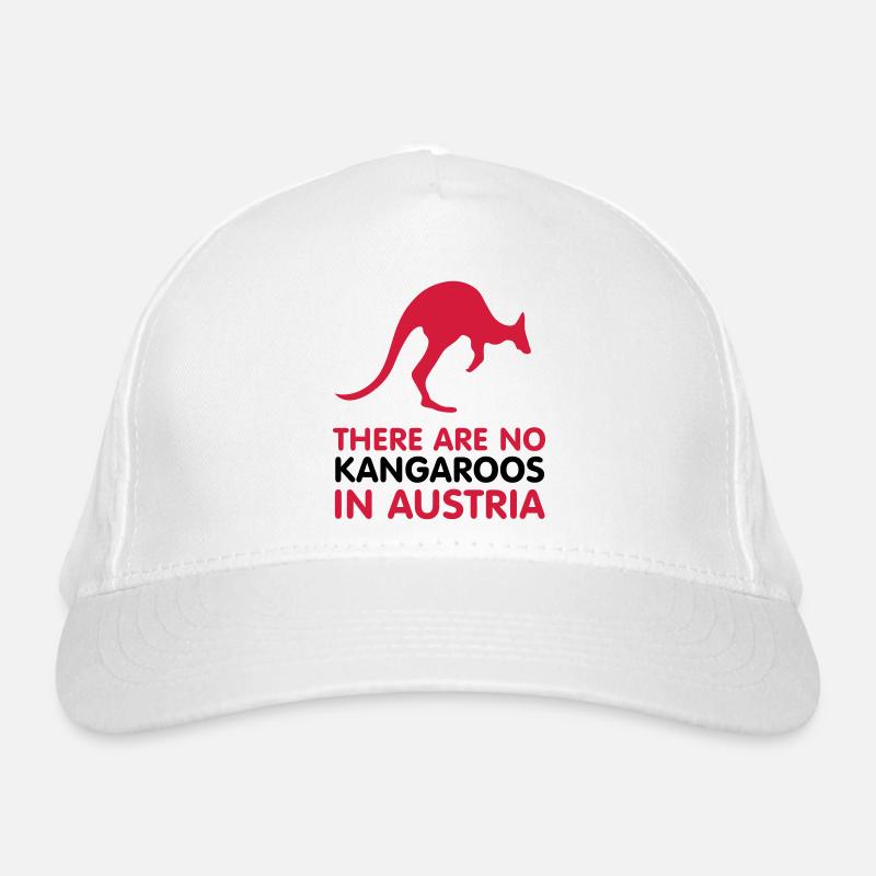 no kangaroos Bio-Baseballkappe