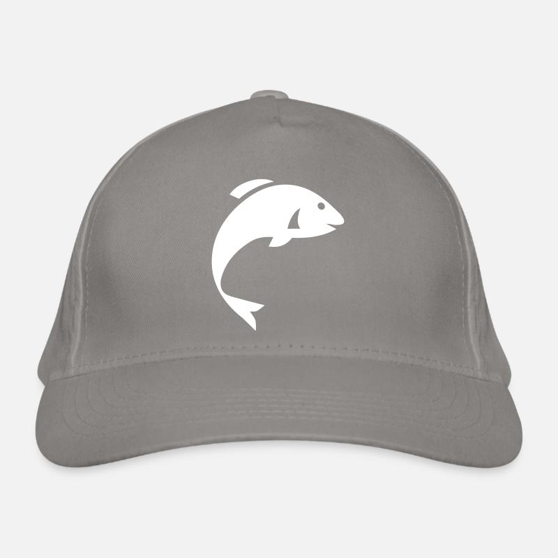 Fisch Symbol Bio-Baseballkappe