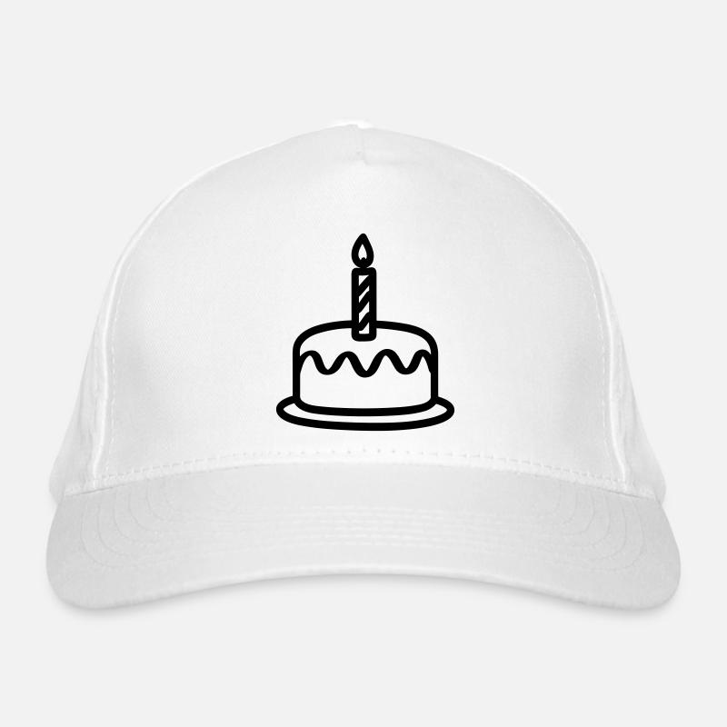 Birthday cake Organic Baseball Cap