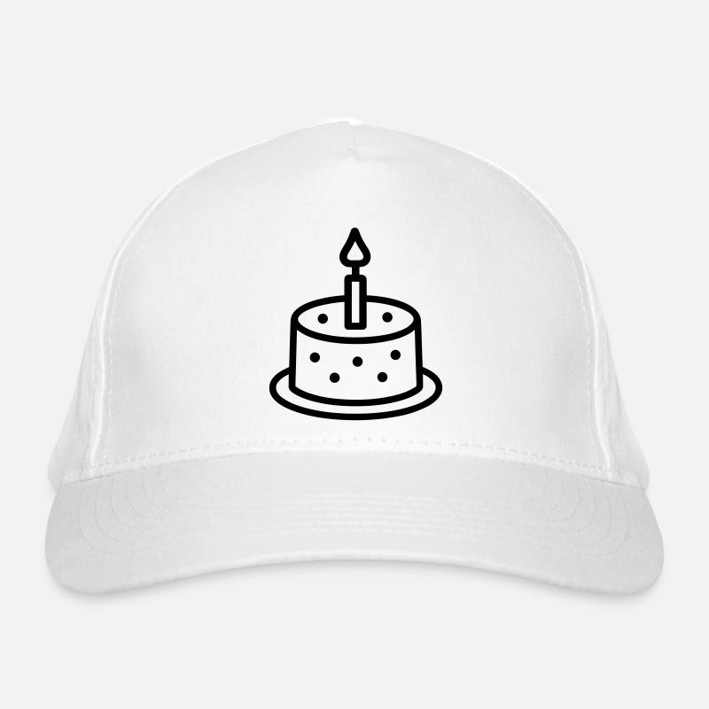 Birthday cake Organic Baseball Cap