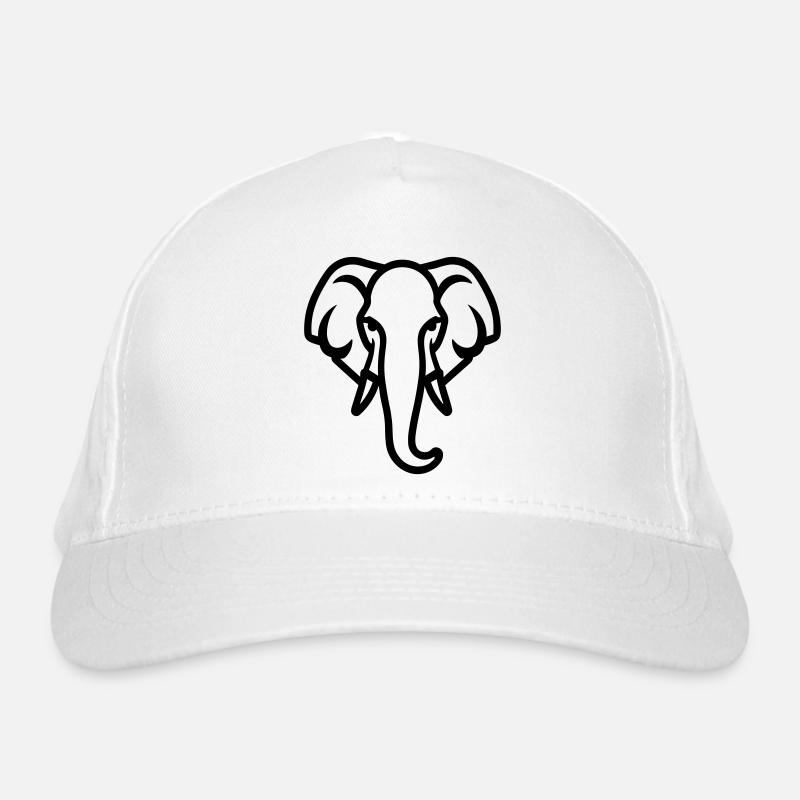 éléphant Casquette classique bio