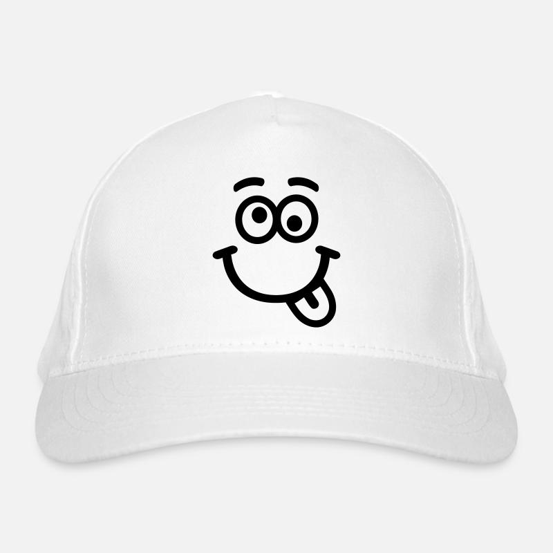Smiley Bio-Baseballkappe