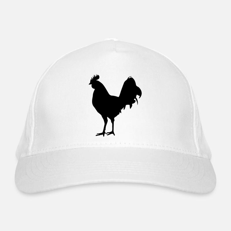 rooster Organic Baseball Cap