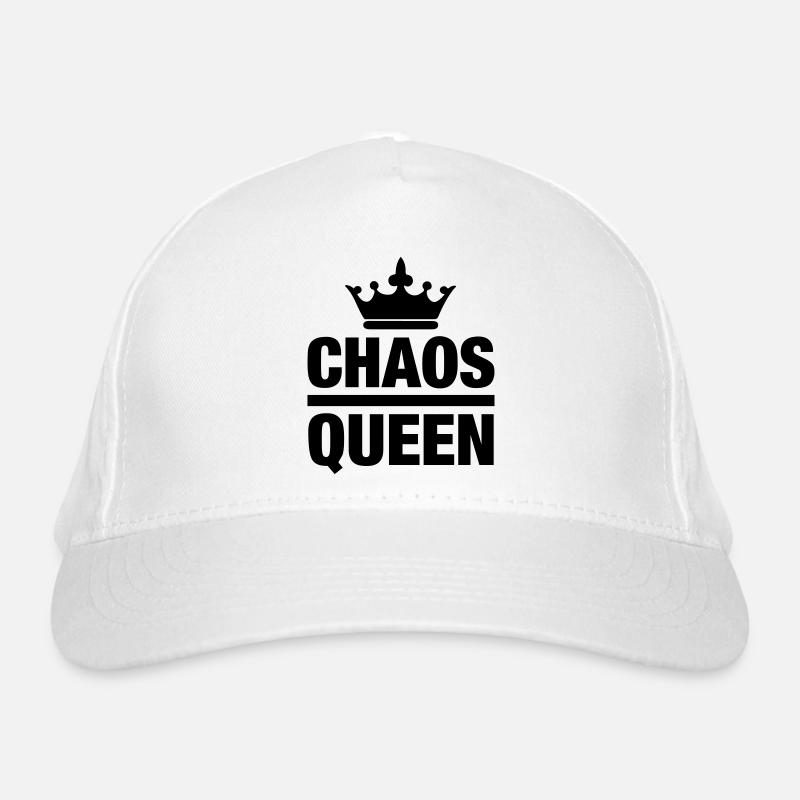 Chaos Queen Chaotin Messy Crown Queen Chaot Casquette classique bio