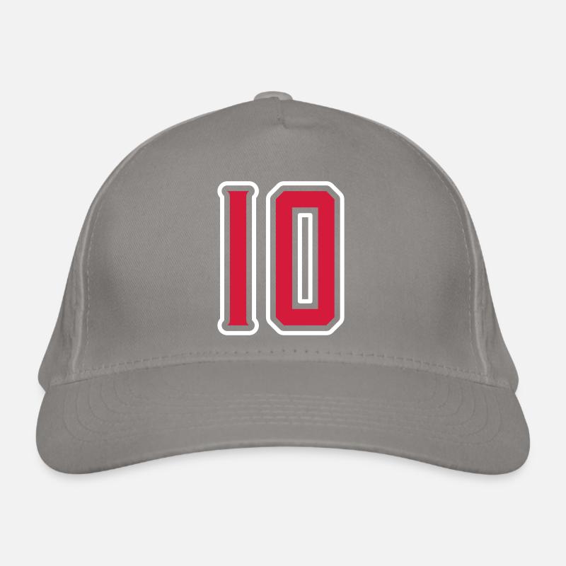 Symbole de 10 chiffres Casquette classique bio