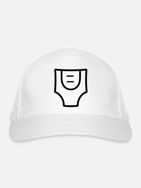 Layer - Organic Baseball Cap - white - Front