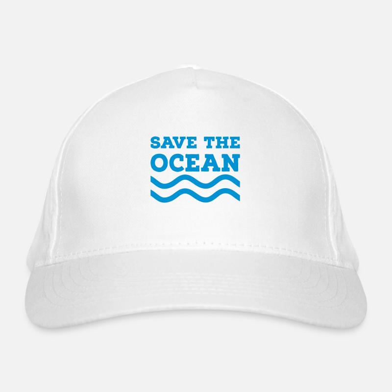 Save the Ocean Organic Baseball Cap
