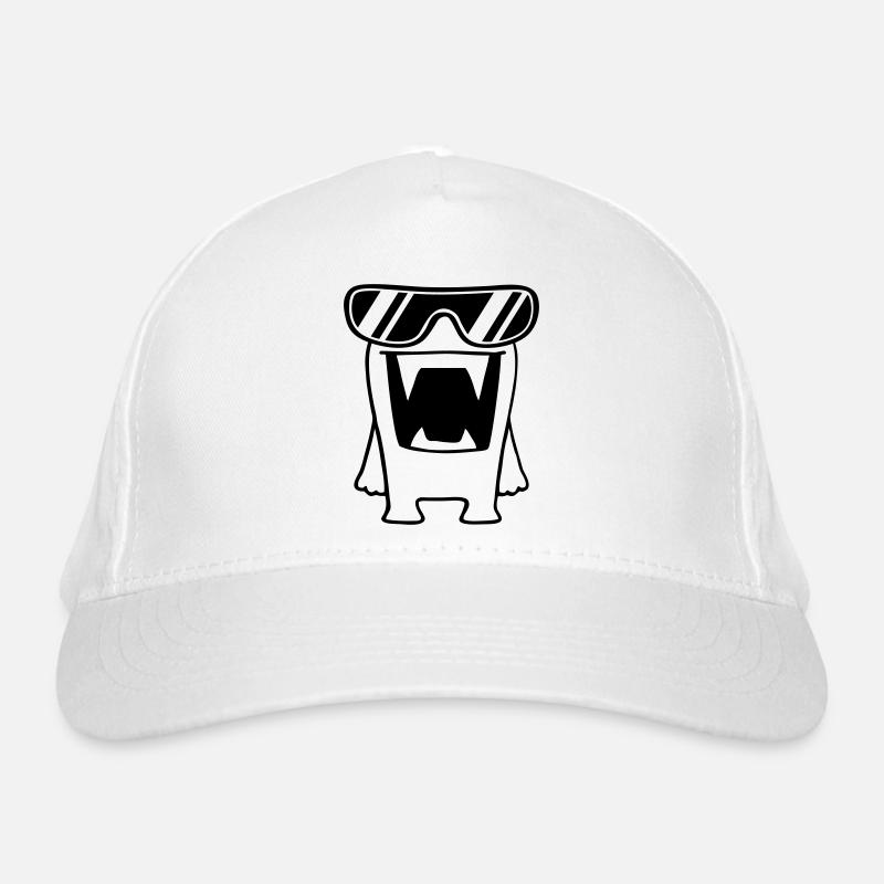 Cool Monster - Casquette classique bio - blanc