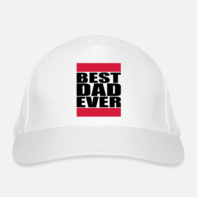 Best Dad Ever Logo Organic Baseball Cap