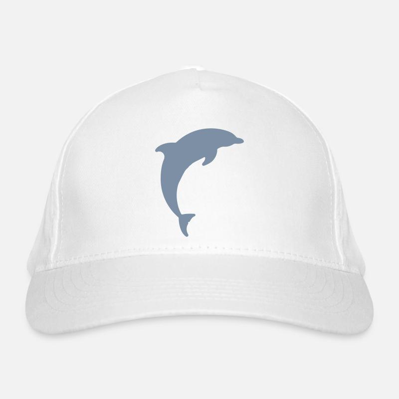 logo de dauphin Casquette classique bio